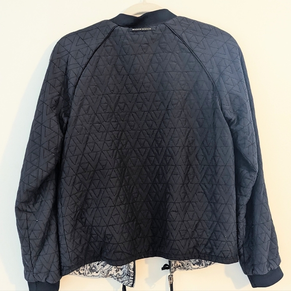 Quilted Bomber Jacket, Reversible - Picture 3 of 6